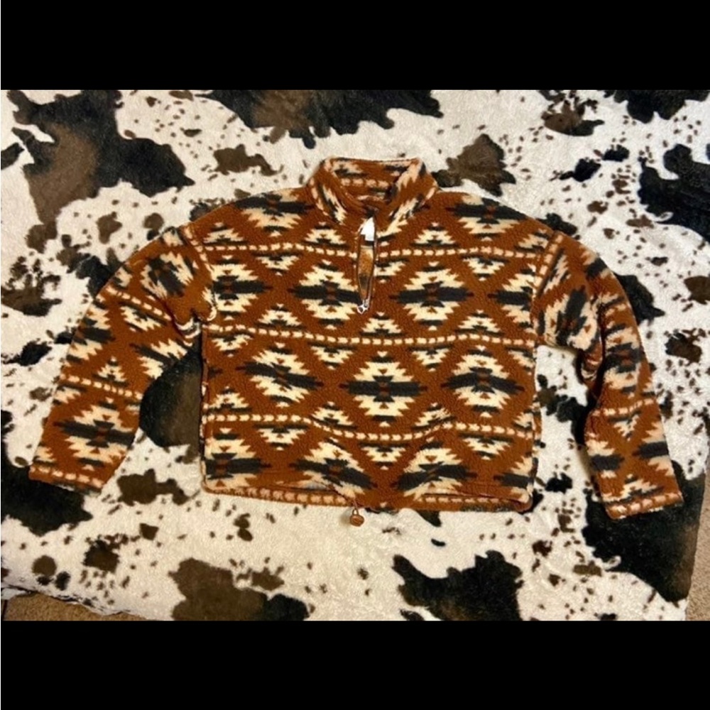 American Eagle Aztec Sherpa